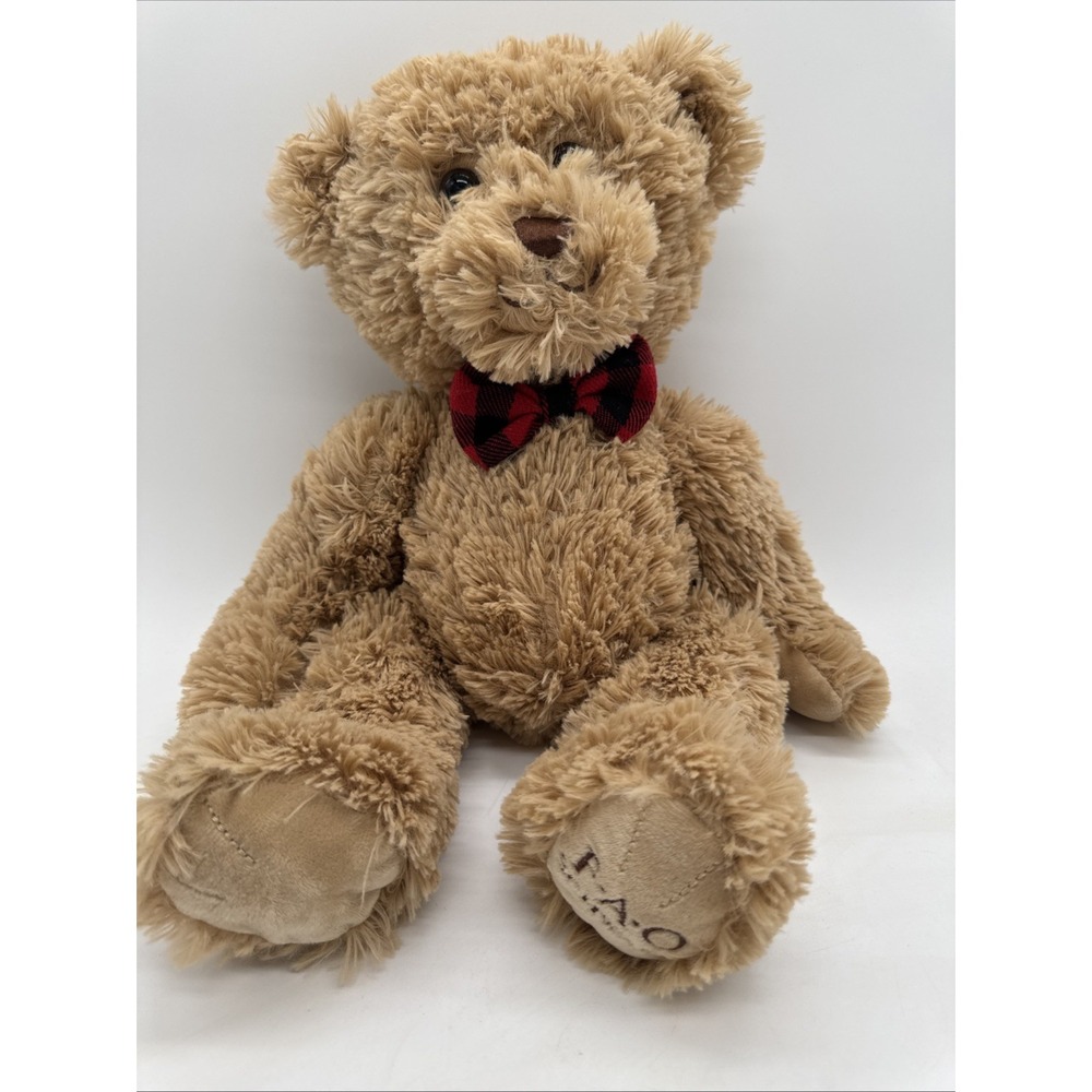 FAO Schwarz plush teddy bear Linzy toys Very Soft 19"